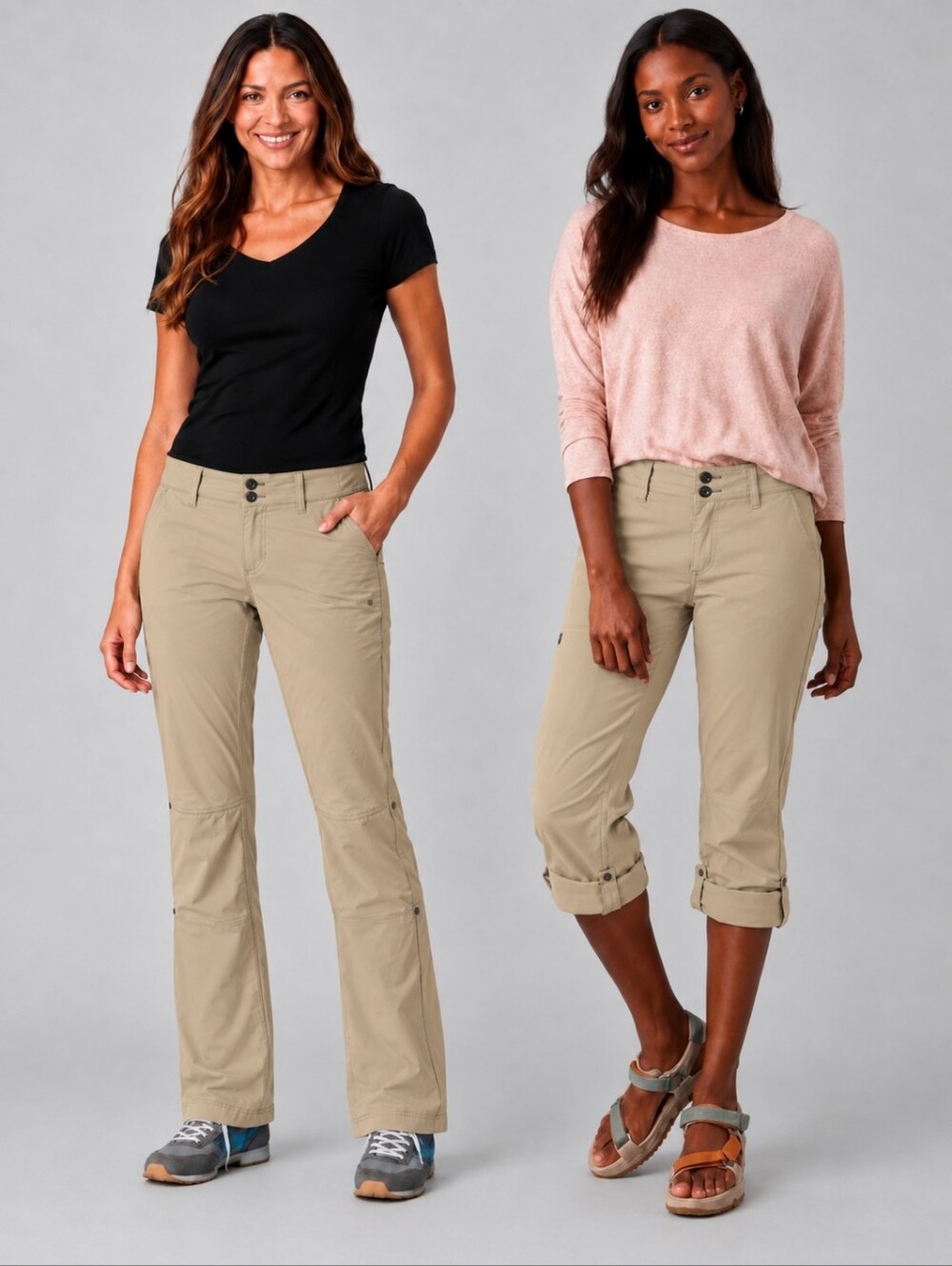❤️ PRANA HALLE 2-IN-1 BOOTCUT / CAPRI PANTS - ADJUSTABLE LENGTH, 12S (31 SHORT)